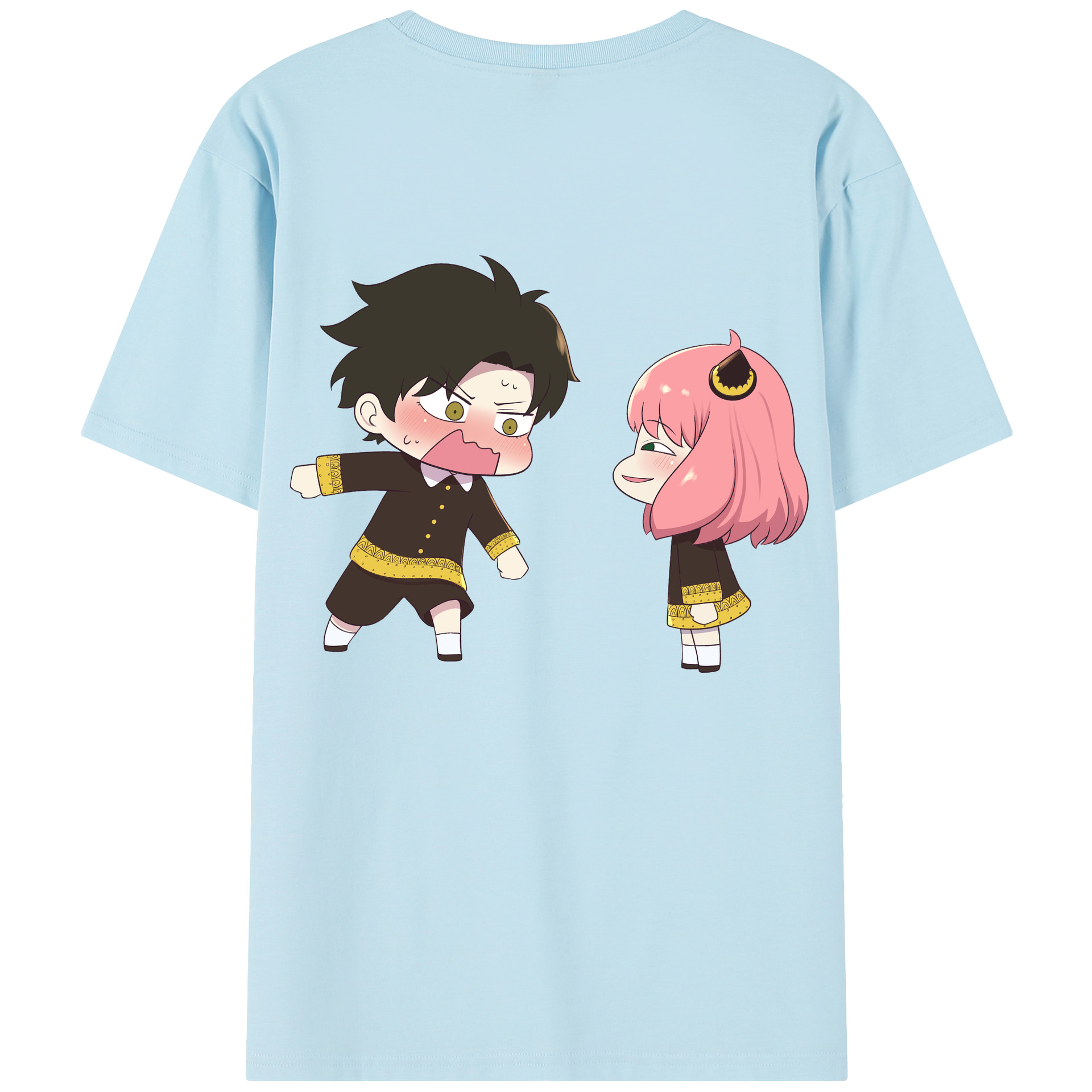 （画像用） SPY×FAMILY间谍家家酒 綿100％半袖Tシャツ（背面プリント）